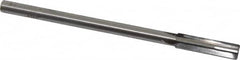 Made in USA - 0.451" Carbide-Tipped 4 Flute Chucking Reamer - Exact Tool & Supply