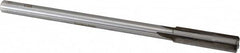 Made in USA - 0.458" Carbide-Tipped 4 Flute Chucking Reamer - Exact Tool & Supply