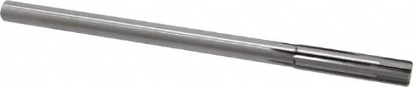 Made in USA - 0.474" Carbide-Tipped 6 Flute Chucking Reamer - Exact Tool & Supply