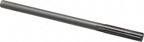 Made in USA - 0.475" Carbide-Tipped 6 Flute Chucking Reamer - Exact Tool & Supply