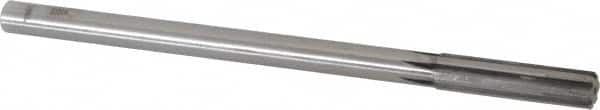 Made in USA - 0.477" Carbide-Tipped 6 Flute Chucking Reamer - Exact Tool & Supply