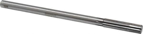 Made in USA - 0.482" Carbide-Tipped 6 Flute Chucking Reamer - Exact Tool & Supply