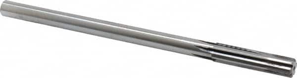 Made in USA - 0.483" Carbide-Tipped 6 Flute Chucking Reamer - Exact Tool & Supply