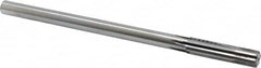 Made in USA - 0.483" Carbide-Tipped 6 Flute Chucking Reamer - Exact Tool & Supply