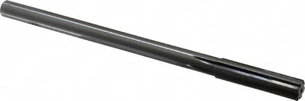 Made in USA - 0.489" Carbide-Tipped 6 Flute Chucking Reamer - Exact Tool & Supply