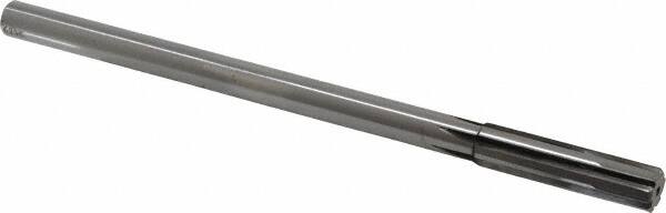 Made in USA - 0.493" Carbide-Tipped 6 Flute Chucking Reamer - Exact Tool & Supply