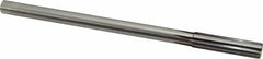 Made in USA - 0.494" Carbide-Tipped 6 Flute Chucking Reamer - Exact Tool & Supply