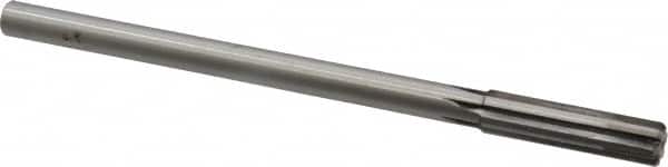 Made in USA - 0.505" Carbide-Tipped 6 Flute Chucking Reamer - Exact Tool & Supply