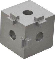 80/20 Inc. - Open Shelving Square Tri-Corner Connector - Aluminum, Use with Series 10 & Bolt Kit 3017 - Exact Tool & Supply