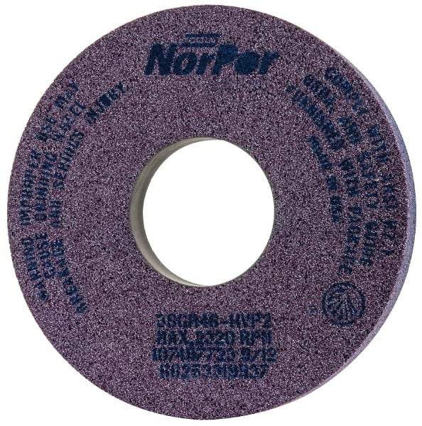 Norton - 14" Diam x 5" Hole x 2" Thick, H Hardness, 46 Grit Surface Grinding Wheel - Ceramic, Type 5, Coarse Grade, 2,320 Max RPM, Vitrified Bond, One-Side Recess - Exact Tool & Supply