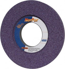 Norton - 14" Diam x 5" Hole x 1-1/2" Thick, H Hardness, 46 Grit Surface Grinding Wheel - Ceramic, Type 5, Coarse Grade, 2,320 Max RPM, Vitrified Bond, One-Side Recess - Exact Tool & Supply
