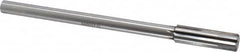 Made in USA - 0.572" Carbide-Tipped 6 Flute Chucking Reamer - Exact Tool & Supply