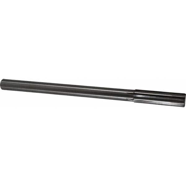 Made in USA - 0.624" Carbide-Tipped 6 Flute Chucking Reamer - Exact Tool & Supply