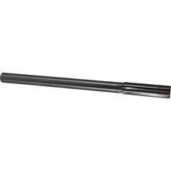 Made in USA - 0.624" Carbide-Tipped 6 Flute Chucking Reamer - Exact Tool & Supply