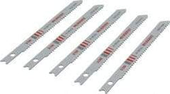 Milwaukee Tool - 3-5/8" Long, 14 Teeth per Inch, Bi-Metal Jig Saw Blade - Toothed Edge, 0.2813" Wide x 0.047" Thick, U-Shank - Exact Tool & Supply