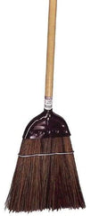 Weiler - 55" OAL Palmyra Bristle Corn Broom - 10" Bristle Length, 12" Wide - Exact Tool & Supply