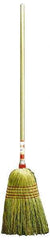 Weiler - 54" OAL Corn Bristle Broom - Wood Handle, 15" Bristle Length - Exact Tool & Supply