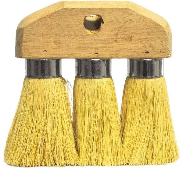 Weiler - Tampico Surface Preparation Roof Brush - 3-1/4" Bristle Length, 6-1/4" Wide - Exact Tool & Supply