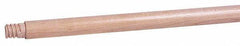 Weiler - 60 x 1-1/8" Wood Handle for Floor Brushes & Garage Brushes - Threaded Connection, Tan - Exact Tool & Supply