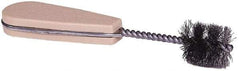 Weiler - 1-1/8" Diam Helical Tube Brush - 1" Brush Length, 6-1/2" OAL - Exact Tool & Supply