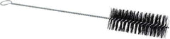 Weiler - 5" Long x 2" Diam Nylon Tube Brush - Single Spiral, 16-3/4" OAL, 0.014" Filament Diam, 3/16" Shank Diam - Exact Tool & Supply