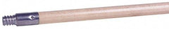 Weiler - 72 x 15/16" Wood Handle for Heavy-Duty Brooms - Threaded Connection, Tan - Exact Tool & Supply