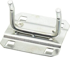 Triton - 3/16" Diam, 1" Long Double Arm Pegboard Hook - 1-3/4" Projection, 30° Bend, 1/2" Bend Length, Steel - Exact Tool & Supply
