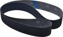 Norton - 2" Wide x 60" OAL, 36 Grit, Zirconia Alumina Abrasive Belt - Zirconia Alumina, Very Coarse, Coated, Y Weighted Cloth Backing, Series R821 - Exact Tool & Supply