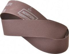 Norton - 2" Wide x 48" OAL, 150 Grit, Aluminum Oxide Abrasive Belt - Aluminum Oxide, Very Fine, Coated, Series R228 - Exact Tool & Supply