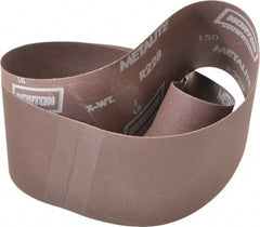 Norton - 4" Wide x 54" OAL, 150 Grit, Aluminum Oxide Abrasive Belt - Aluminum Oxide, Very Fine, Coated, Series R228 - Exact Tool & Supply