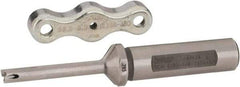 Iscar - 0.295 to 0.311" Diam, 5xD, 1.46" Max Depth, 1/2" Shank Diam, Replaceable Tip Drill - 8 Seat Size, DCM Toolholder, Series ChamDrill - Exact Tool & Supply