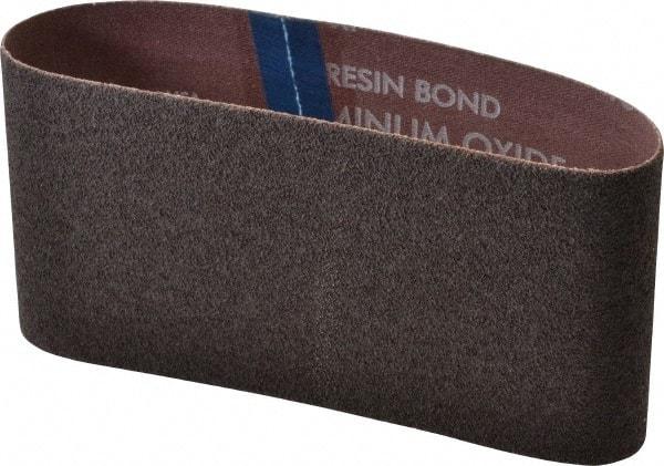 Norton - 3-1/2" Wide x 15-1/2" OAL, 40 Grit, Aluminum Oxide Abrasive Belt - Aluminum Oxide, Coarse, Coated, Series R228 - Exact Tool & Supply