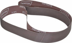 Norton - 1-1/2" Wide x 60" OAL, 320 Grit, Aluminum Oxide Abrasive Belt - Aluminum Oxide, Extra Fine, Coated, Series R228 - Exact Tool & Supply