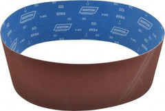 Norton - 6" Wide x 48" OAL, 80 Grit, Ceramic Abrasive Belt - Ceramic, Medium, Coated, Y Weighted Cloth Backing, Series R984 - Exact Tool & Supply