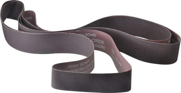 Norton - 2" Wide x 132" OAL, 100 Grit, Aluminum Oxide Abrasive Belt - Aluminum Oxide, Fine, Coated, Series R228 - Exact Tool & Supply