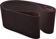 Norton - 6" Wide x 60" OAL, 120 Grit, Aluminum Oxide Abrasive Belt - Aluminum Oxide, Fine, Coated, Series R228 - Exact Tool & Supply