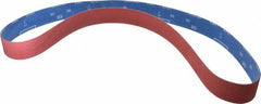Norton - 2" Wide x 72" OAL, 50 Grit, Ceramic Abrasive Belt - Ceramic, Coarse, Coated, Y Weighted Cloth Backing, Series R981 - Exact Tool & Supply