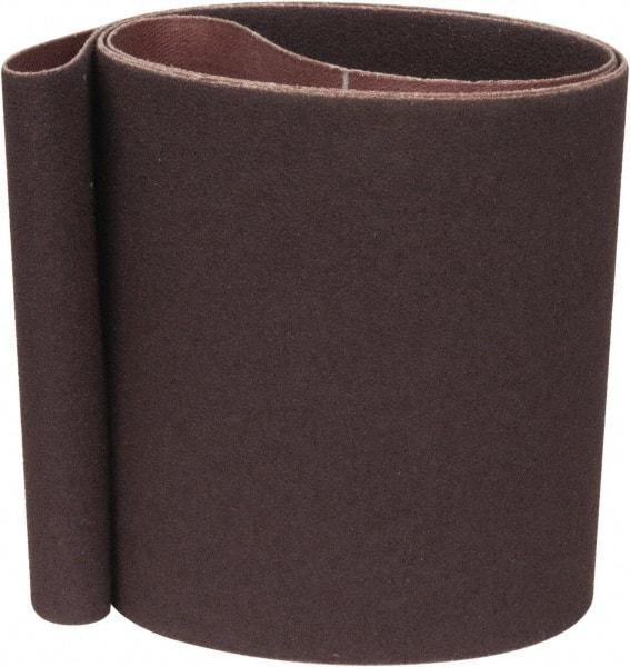 Norton - 4" Wide x 48" OAL, 80 Grit, Aluminum Oxide Abrasive Belt - Aluminum Oxide, Medium, Coated, Series R228 - Exact Tool & Supply