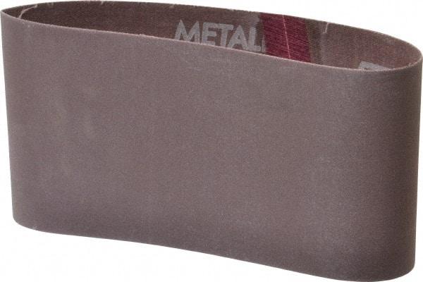Norton - 3-1/2" Wide x 15-1/2" OAL, 220 Grit, Aluminum Oxide Abrasive Belt - Aluminum Oxide, Very Fine, Coated, Series R228 - Exact Tool & Supply