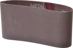 Norton - 3-1/2" Wide x 15-1/2" OAL, 220 Grit, Aluminum Oxide Abrasive Belt - Aluminum Oxide, Very Fine, Coated, Series R228 - Exact Tool & Supply
