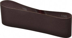 Norton - 3" Wide x 21" OAL, 150 Grit, Aluminum Oxide Abrasive Belt - Aluminum Oxide, Very Fine, Coated, Series R228 - Exact Tool & Supply
