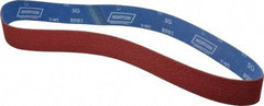 Norton - 2" Wide x 48" OAL, 50 Grit, Ceramic Abrasive Belt - Ceramic, Coarse, Coated, Y Weighted Cloth Backing, Series R981 - Exact Tool & Supply