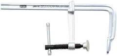 Bessey - 2-1/4" Deep Throat, 4" Max Capacity, Standard Sliding Arm Clamp - 400 Lb Clamping Pressure, 0.465" Spindle Diam - Exact Tool & Supply