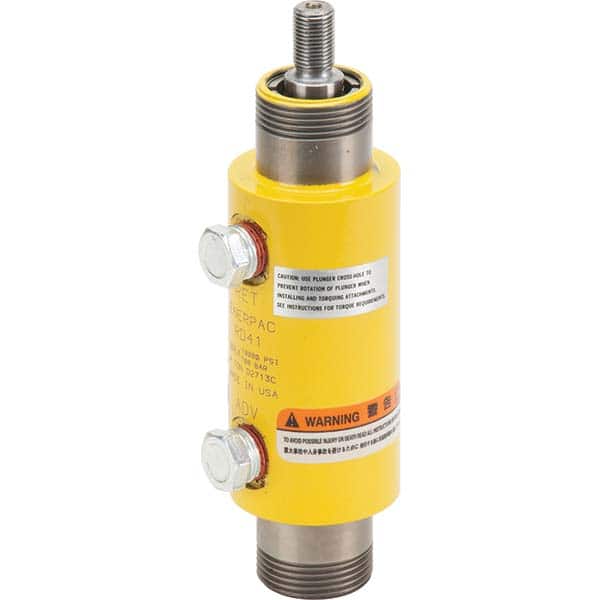 Enerpac - Compact Hydraulic Cylinders Type: Double Acting Mounting Style: Base Mounting Holes - Exact Tool & Supply