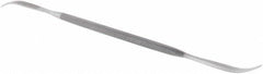 Grobet - 6" Riffler Precision Swiss Pattern File - Die Sinker's Handle - Exact Tool & Supply