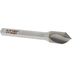 OSG - 3/8" Head Diam, 1/4" Shank Diam, 1 Flute 82° Solid Carbide Countersink - Exact Tool & Supply
