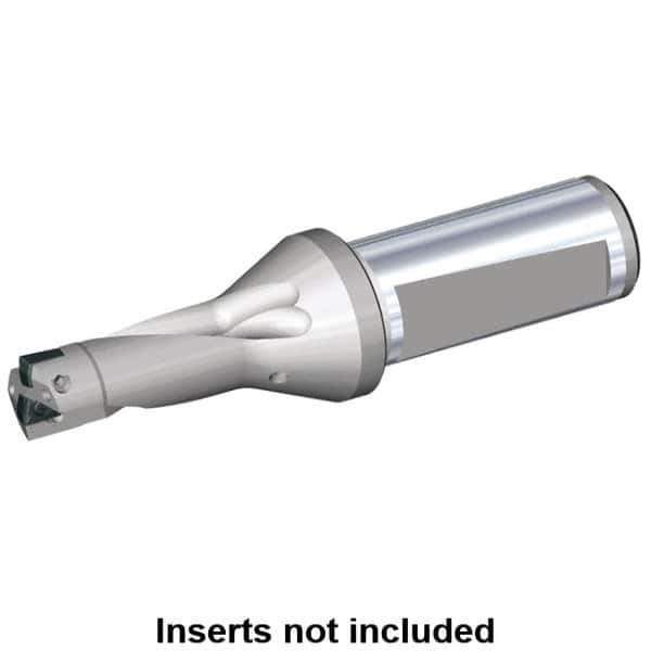 Kennametal - 38mm Max Drill Depth, 2xD, 19mm Diam, Indexable Insert Drill - 2 Inserts, 32mm Shank Diam, Whistle Notch Shank - Exact Tool & Supply