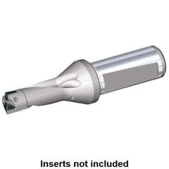 Kennametal - 38mm Max Drill Depth, 2xD, 19mm Diam, Indexable Insert Drill - 2 Inserts, 32mm Shank Diam, Whistle Notch Shank - Exact Tool & Supply