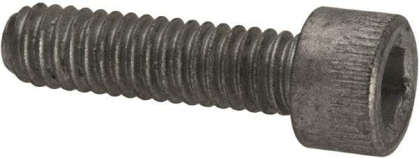 Armor Coat - #8-32 UNC Hex Socket Drive, Socket Cap Screw - Alloy Steel, Armor Coat Finish, Fully Threaded, 5/8" Length Under Head - Exact Tool & Supply