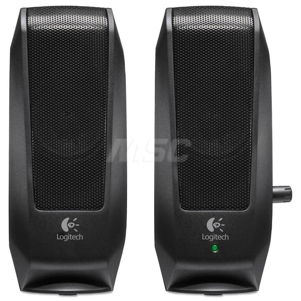 Logitech - Office Machine Supplies & Accessories; Office Machine/Equipment Accessory Type: Speaker System ; For Use With: PC; Laptop ; Color: Black - Exact Tool & Supply